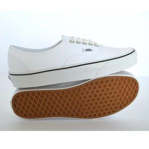Vans Authentic eyelets white canvas sneaker shoes